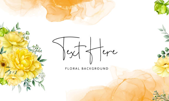 Blooming Watercolor Flower Background: Your Gateway to Elegant Event Design