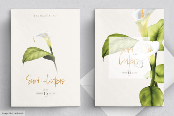 Crafting Elegance: The Art of Personalizing Your Celebration with the Wedding Card Set with Beautiful Lily
