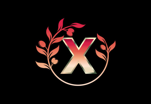 Designing with the Letter X and Olive Branch Wreath