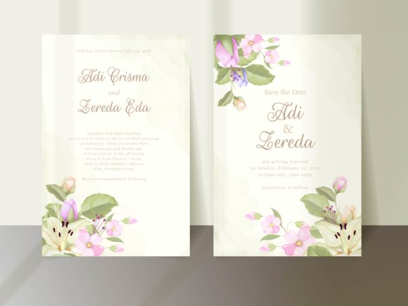 Floral Wedding Invitation Designs for Personalized Stationery