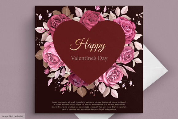 Maroon Valentine's Day Card Template: A Versatile Tool for Modern Expressions of Love
