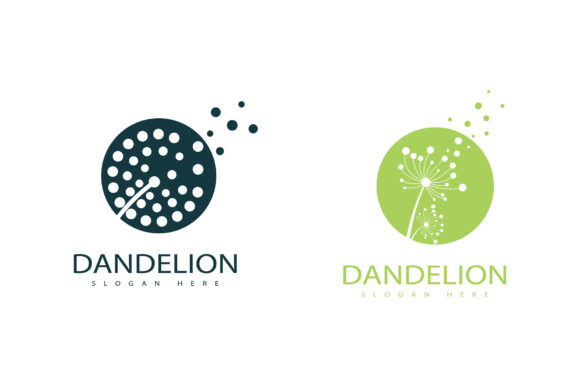 The Elegance and Practicality of the Dandelion Logo Vector