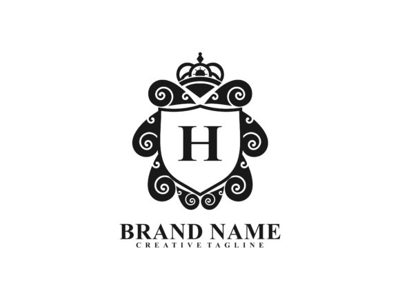 The Enduring Power of Heraldic Royal Letter H Vector Logo Design