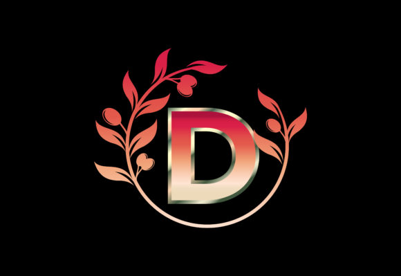The Letter D Sign with Olive Branch Wreath: A Symbol of Heritage and Quality