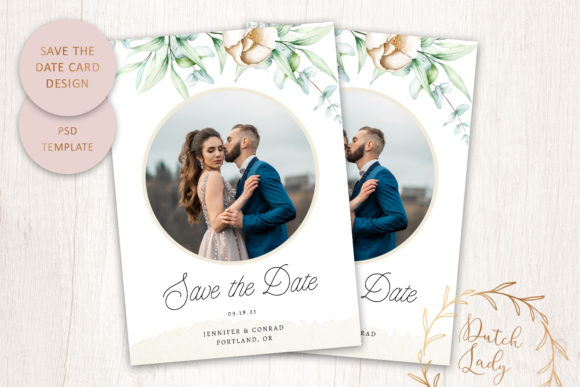 The PSD Save the Date Photo Card 2: Your Starting Point for Beautiful Wedding Announcements