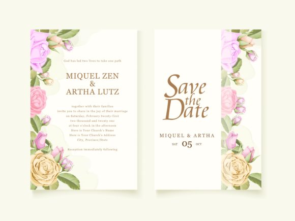 Your Perfect Wedding: Crafted with Elegant Rose Invitations